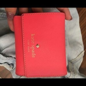 Kate spade hot pink tavy wallet